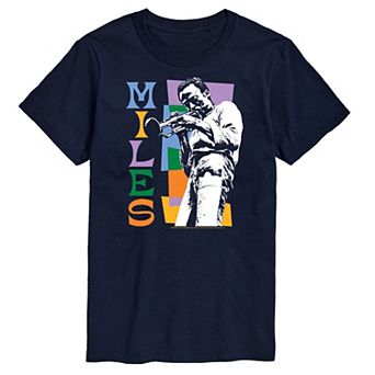 Men's Miles Davis Color Block Tee