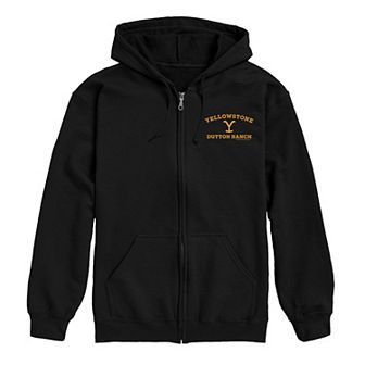 Men's Yellowstone Dutton Ranch Zip Hoodie