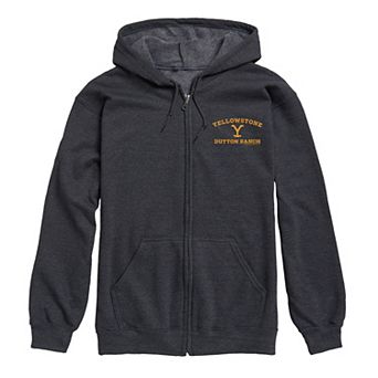Men's Yellowstone Dutton Ranch Zip Hoodie