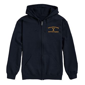 Men's Yellowstone Dutton Ranch Zip Hoodie