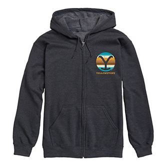 Men's Yellowstone Y Brand Blanket Zip Hoodie