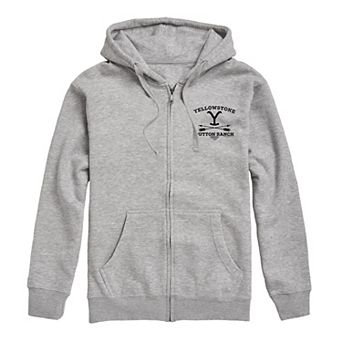 Men's Yellowstone Stone Dutton Zip Hoodie