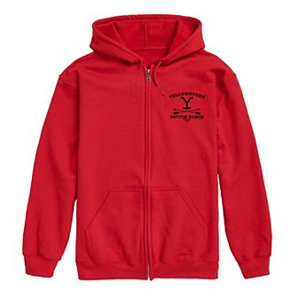 Men's Yellowstone Stone Dutton Zip Hoodie