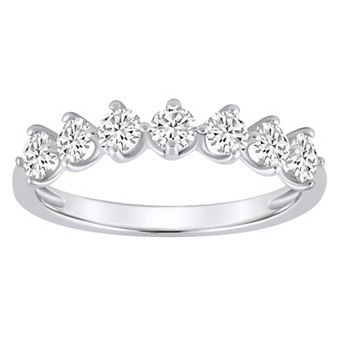 Alyson Layne 14k Gold 7/8 Carat T.W. Diamond 7-Stone Wedding Band