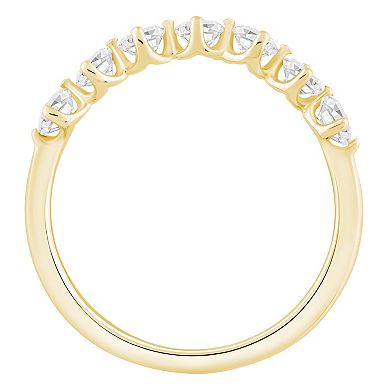 Alyson Layne 14k Gold 7/8 Carat T.W. Diamond 7-Stone Wedding Band