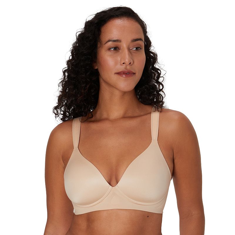 Bali® Comfort Revolution® Ultimate Wireless Support Bra DF3462, Women's, Size: XL, Brown