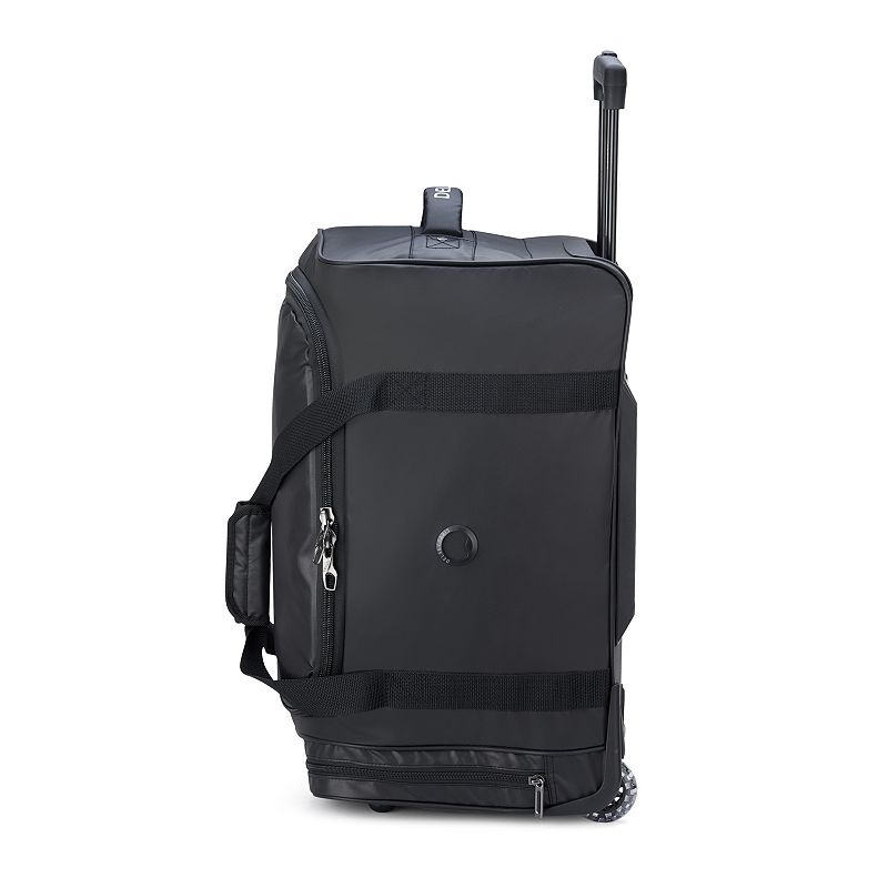 Delsey Raspail Rolling Carry-On Wheeled Duffel Bag, Black, CARRY ON