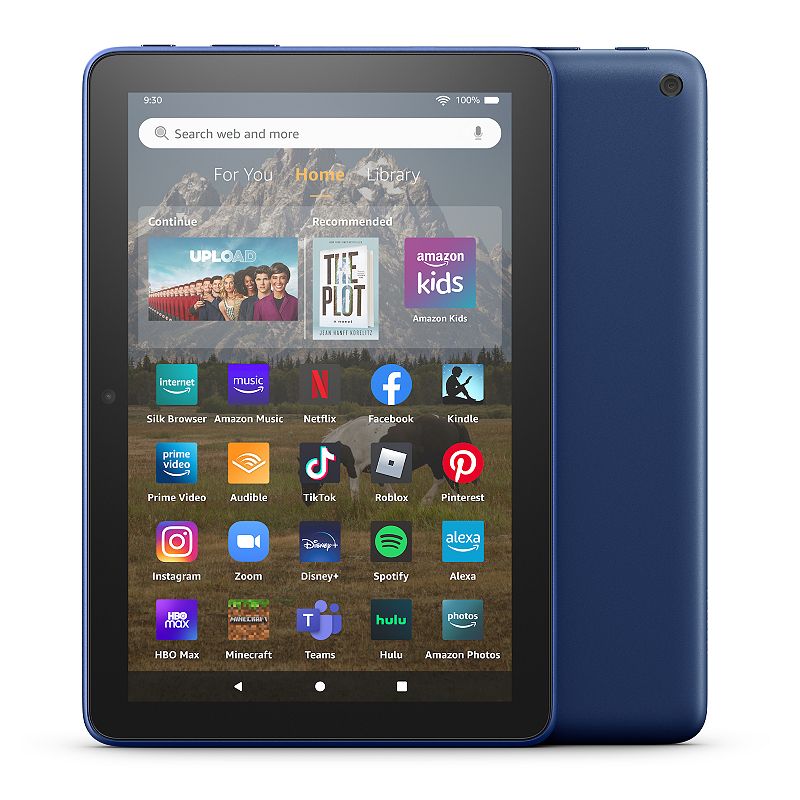 UPC 840080518954 product image for 2022 Release - Amazon Fire HD 8 32 GB Tablet with 8-in. HD Display, Blue | upcitemdb.com