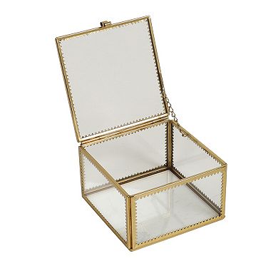 Everyday Decor Vintage Inspired Lidded Decorative Box Table Decor