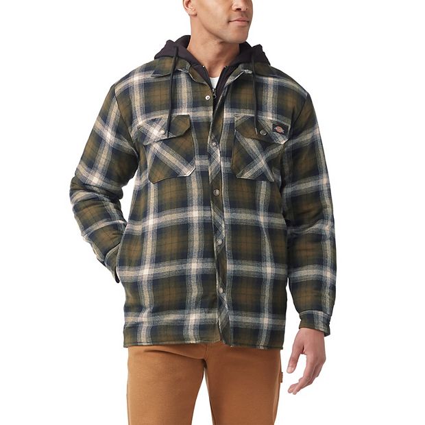 Big & Tall Dickies Hydroshield Flannel Shirt Jacket