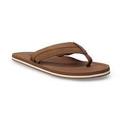 Mens Brown Flip Flops Summer Sandals Shoes Kohl s