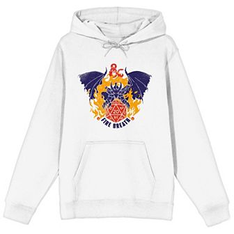 Men's Dungeons & Dragons Fire Breath Dice Hoodie