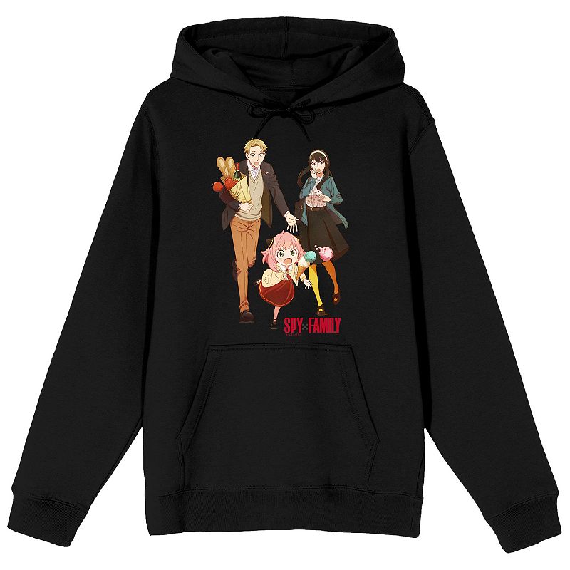 UPC 196179679854 product image for Men's Spy X Family Loid Anya Yor Hoodie, Size: Medium, Black | upcitemdb.com