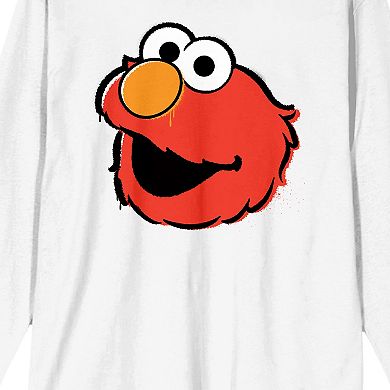 Men's Sesame Street Elmo Face Tee