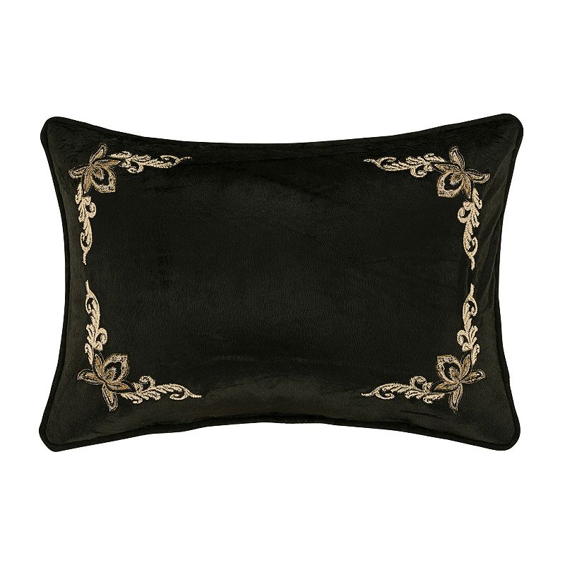 UPC 193842130001 product image for Royal Court Montecito Black Boudoir Decorative Throw Pillow, Fits All | upcitemdb.com