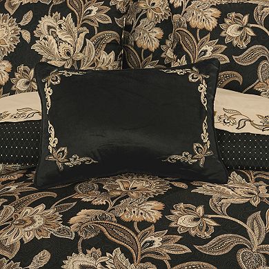 Royal Court Montecito Black Boudoir Decorative Throw Pillow