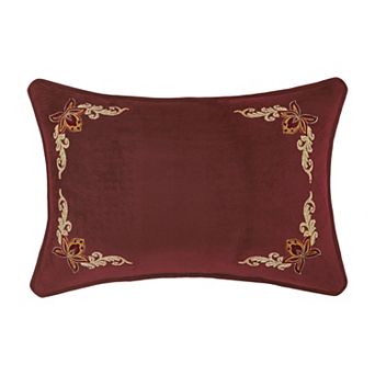 Royal Court Montecito Red Boudoir Decorative Throw Pillow