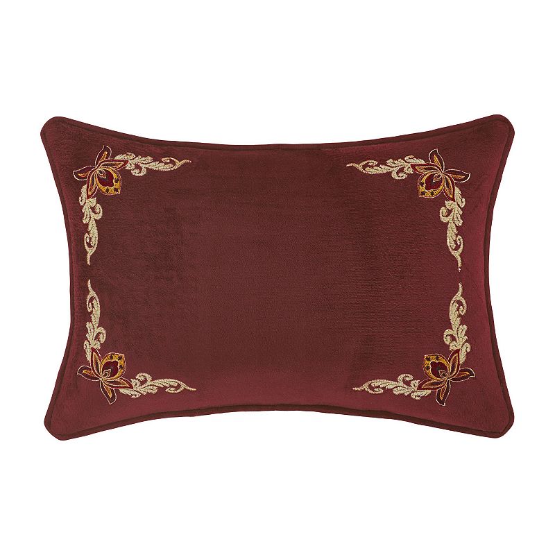Royal Court Montecito Red Boudoir Decorative Throw Pillow, Fits All