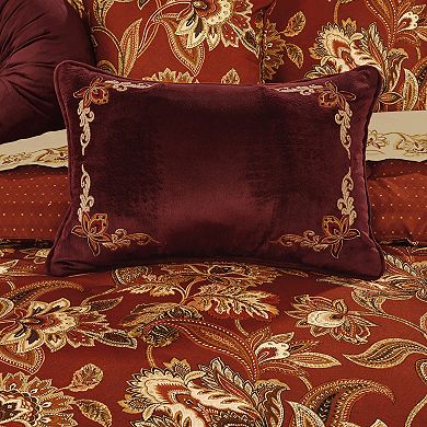 Royal Court Montecito Red Boudoir Decorative Throw Pillow