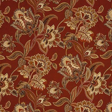 Royal Court Montecito Red Window Straight Valance