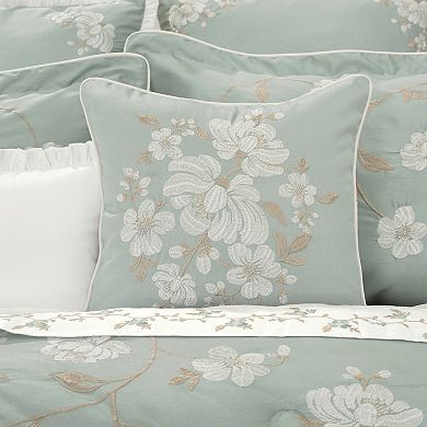 Royal Court Spring Garden Spa Square Decorative Throw Pillow