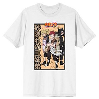 Men's Naruto Classic Gaara and Temari Tee