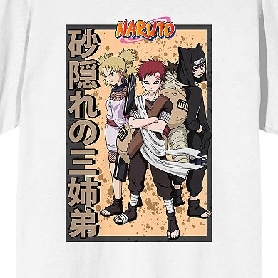 Men's Naruto Classic Gaara and Temari Tee