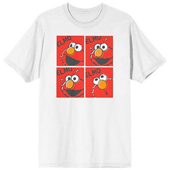 Men's Sesame Street Elmo On 4 Tee