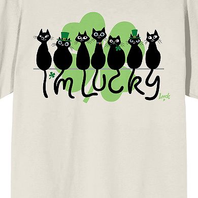 Men's Skydance Animations Luck Movie I'm Lucky Group Shot Tee