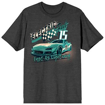 Men's Car Fanatic Race Car Checker Tee