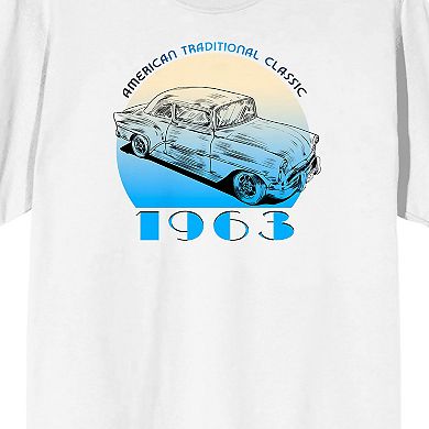 Men's Car Fanatic Vintage 1963 Car Tee