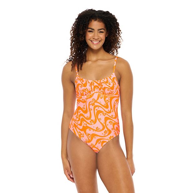 Ruched Underwire One Piece Swimsuit