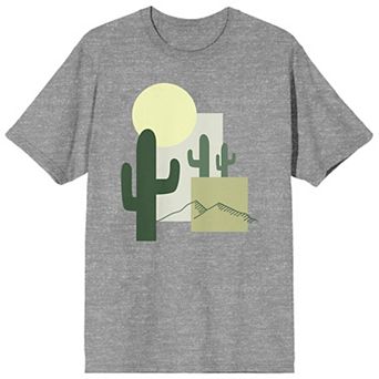 Men's Natural World Cactus Scene Tee