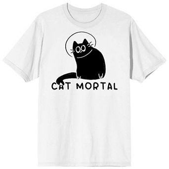 Men's Derpy Kitty Black Cat Mortal Tee