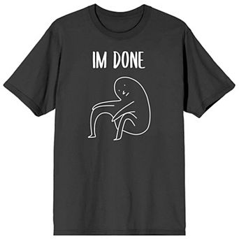 Men's Im Tired Stylized Character Tee