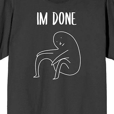 Men's Im Tired Stylized Character Tee