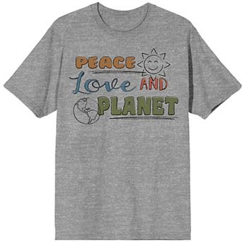 Men's Positive Vibes Peace Love Tee