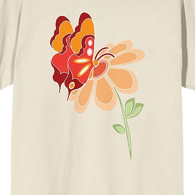 Men's Celestial Tropics Orange Tee