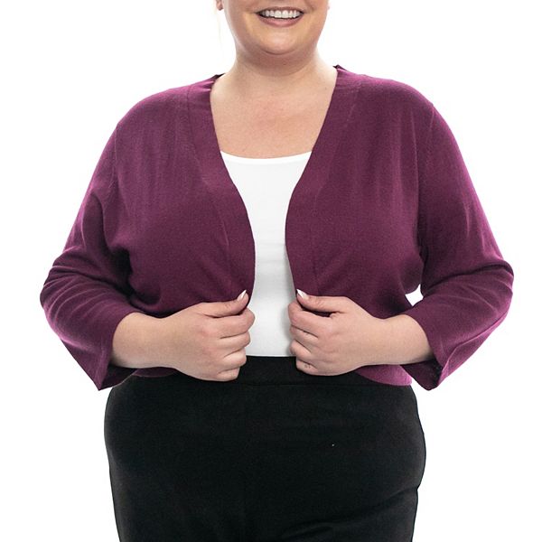 Plus Size Nina Leonard Classic Bolero