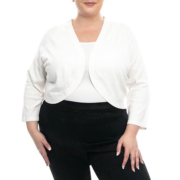 Plus Size Nina Leonard Classic Bolero