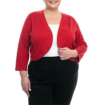 Plus Size Nina Leonard Classic Bolero
