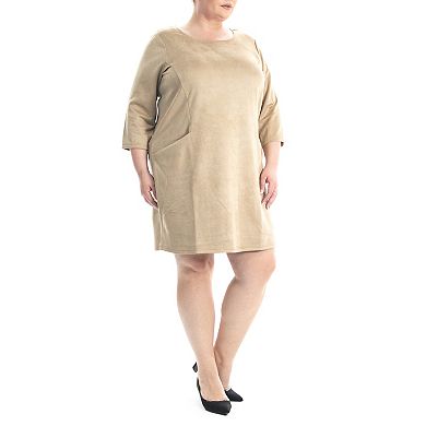 Plus Size Nina Leonard A-Line Dress