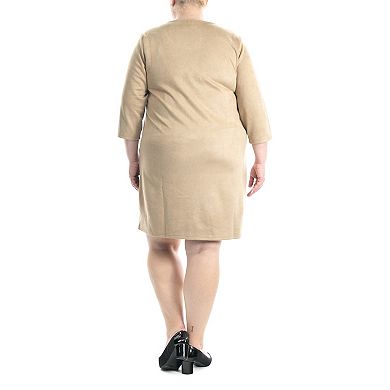 Plus Size Nina Leonard A-Line Dress