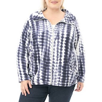 Plus Size Nina Leonard Sherpa Jacket