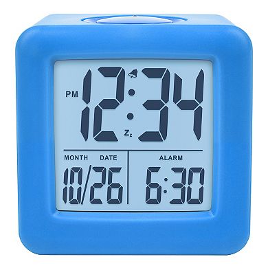 La Crosse Technology Soft Cube LCD Alarm Clock with Smart Light