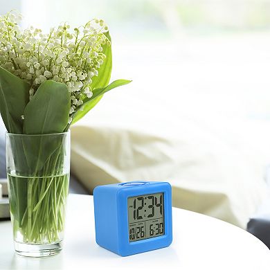 La Crosse Technology Soft Cube LCD Alarm Clock with Smart Light