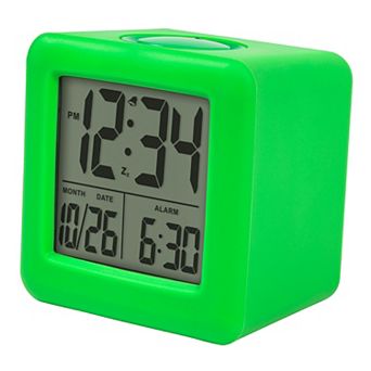 La Crosse Technology Soft Cube LCD Alarm Clock with Smart Light