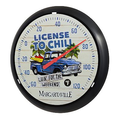 La Crosse Technology "License To Chill" Margaritaville Analog Dial Thermometer