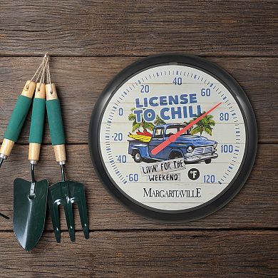 La Crosse Technology "License To Chill" Margaritaville Analog Dial Thermometer