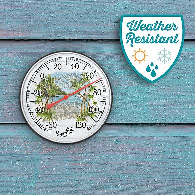 La Crosse Technology "Changes in Latitudes" Margaritaville 5” Bracket Dial Thermometer